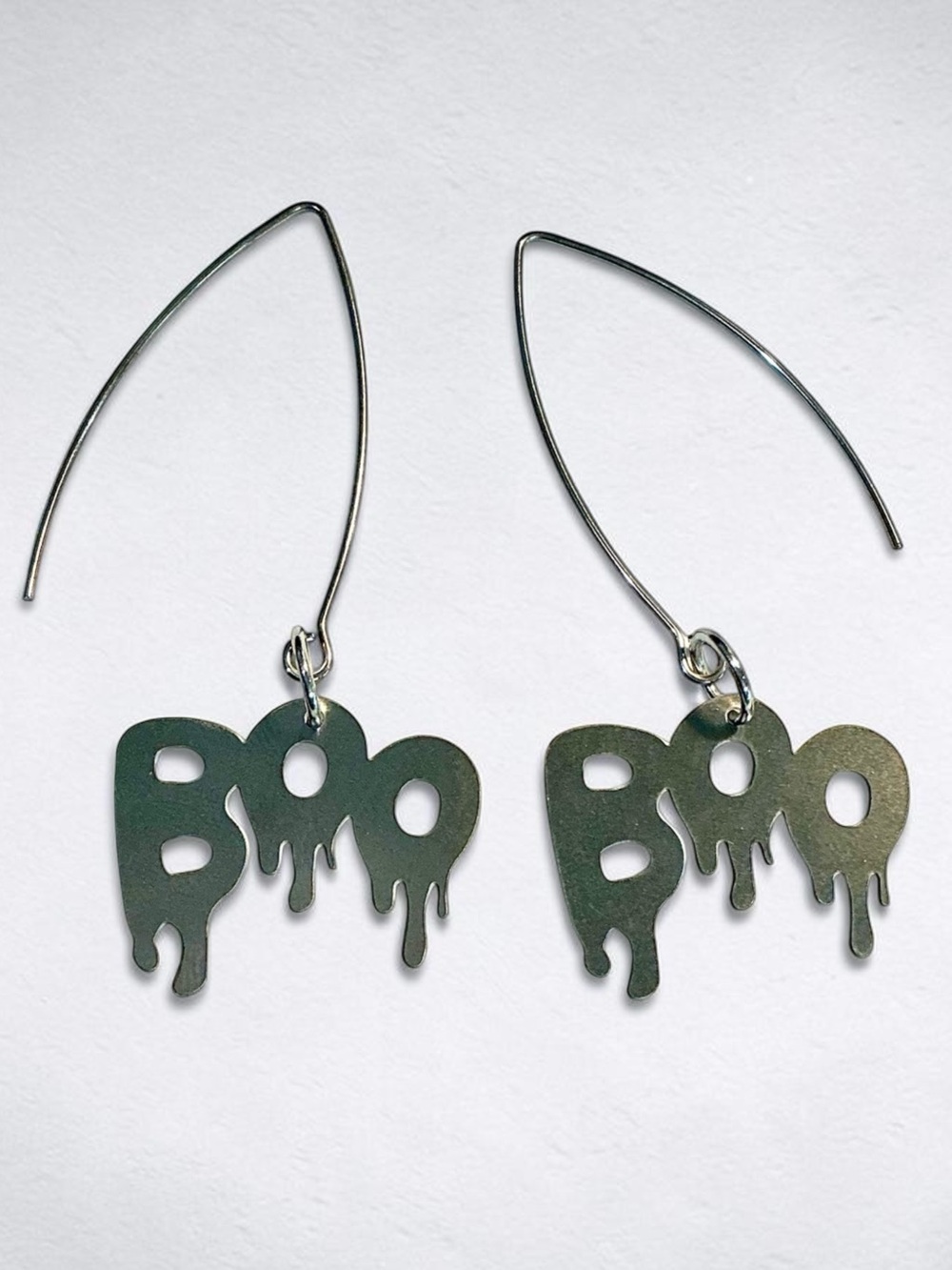 🆕 Boo Laser Cut Dangle Earrings